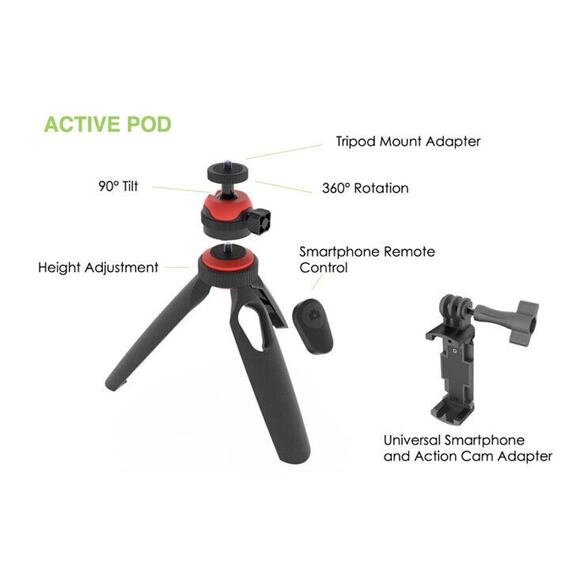 NEW GO VIRAL Super Star Vlogging Kit with LED Light Microphone Tripod & Mount - Picture 11 of 12